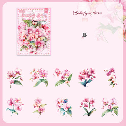 Flowers Are in Good Place Stickers 20pcs