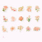 Flowers Blooming Stickers 45pcs