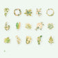 Flowers Blooming Stickers 45pcs