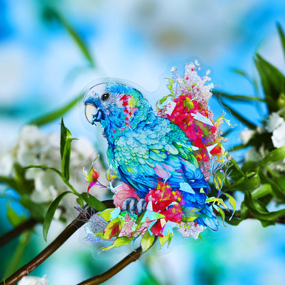 Flowers and Birds Stickers 10pcs