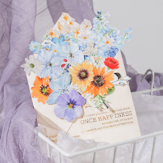 Flowers Bloom Sticker 25pcs