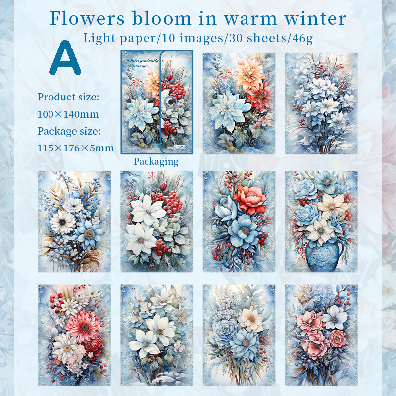 Winter Gradually Warms Up Paper 30pcs