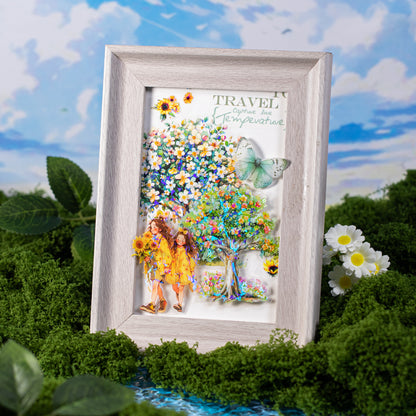 Flower Tree Sticker 10pcs