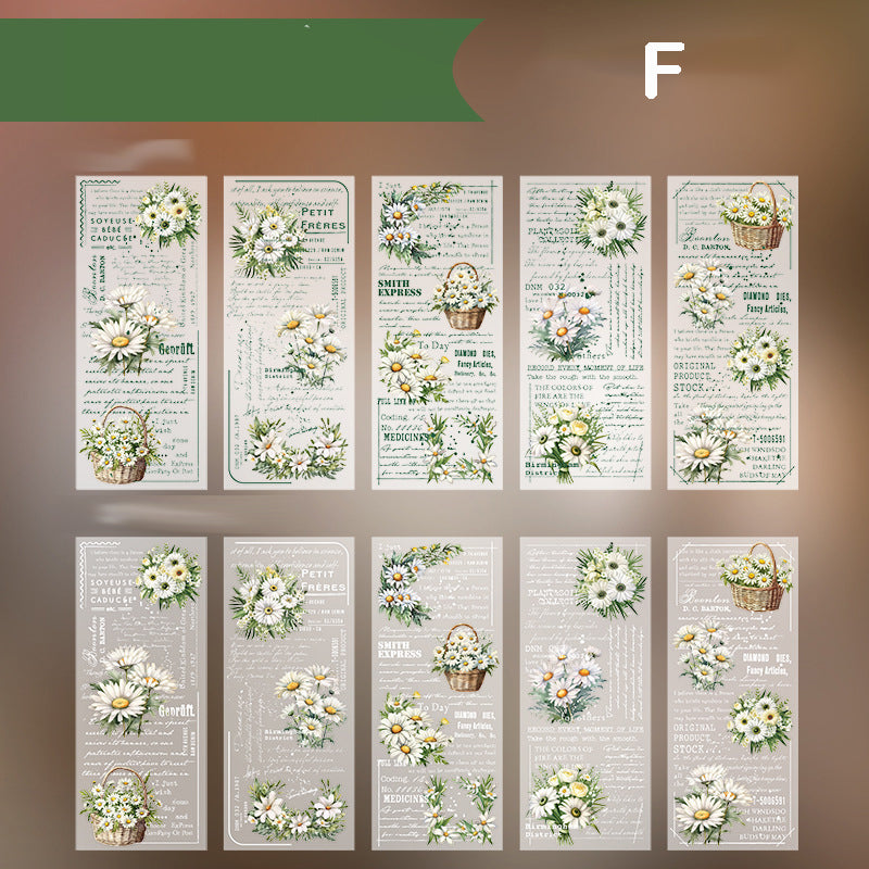Flowery Manuscript Paper 30pcs
