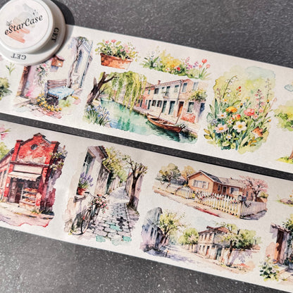 8cm*2m Flowery Scroll Tape