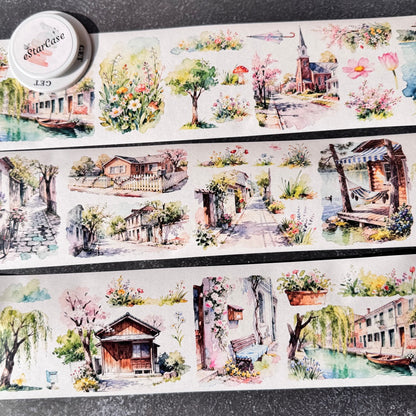 8cm*2m Flowery Scroll Tape