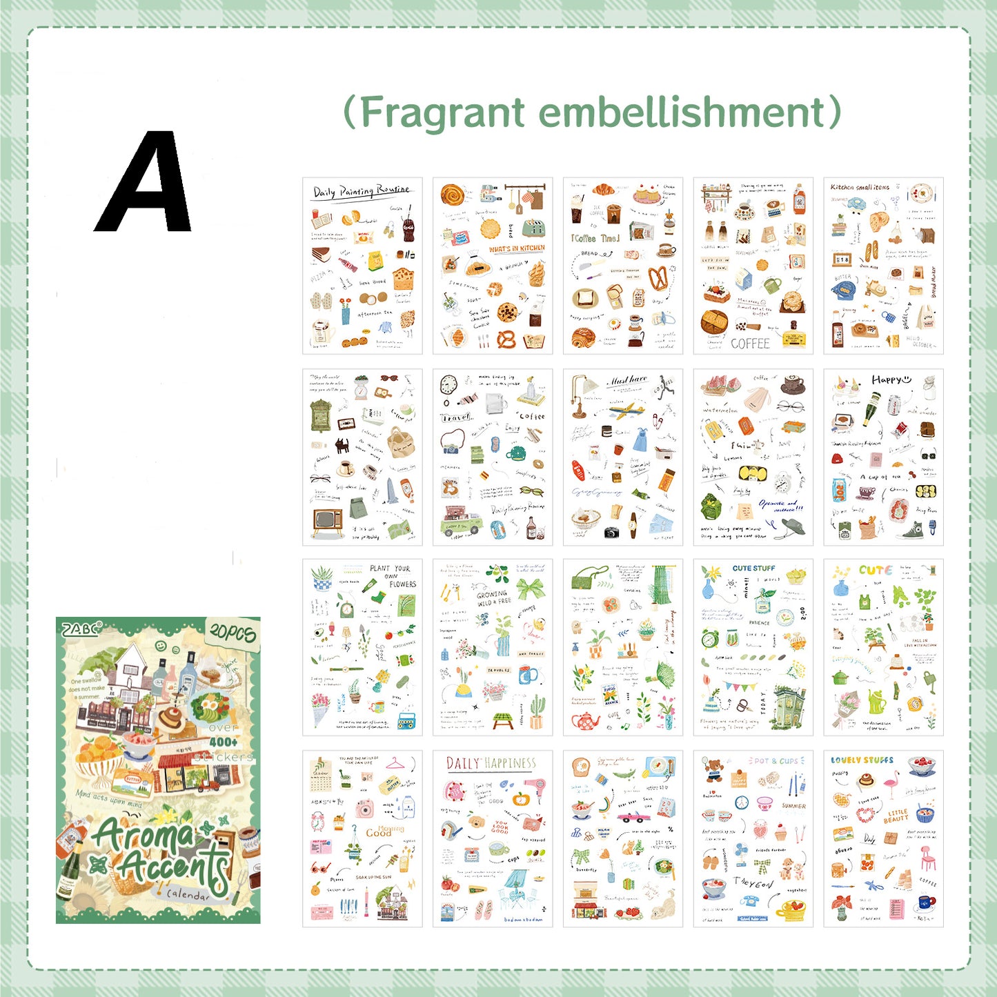 Food Tasting Series Sticker 20pcs