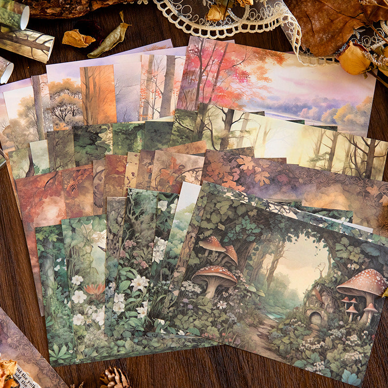 Forest Fairy Tale Paper 32pcs