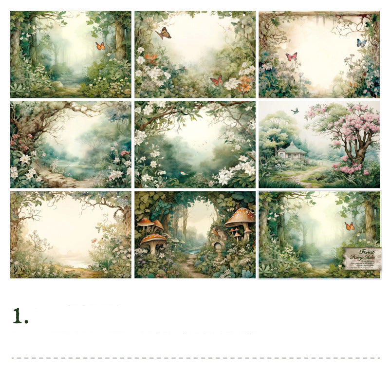 Forest Fairy Tale Paper 32pcs