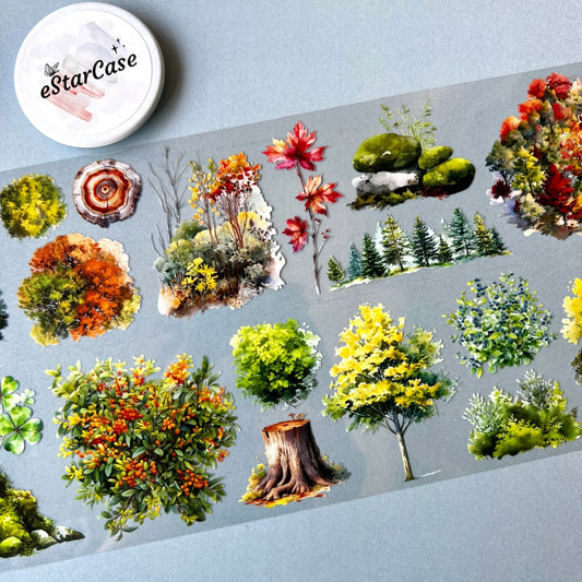 60cm*2m Forest Isle Greenery Tape