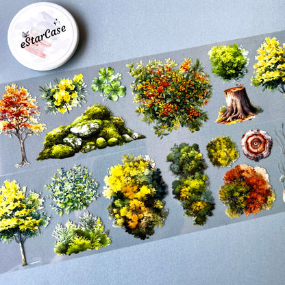 60cm*2m Forest Isle Greenery Tape