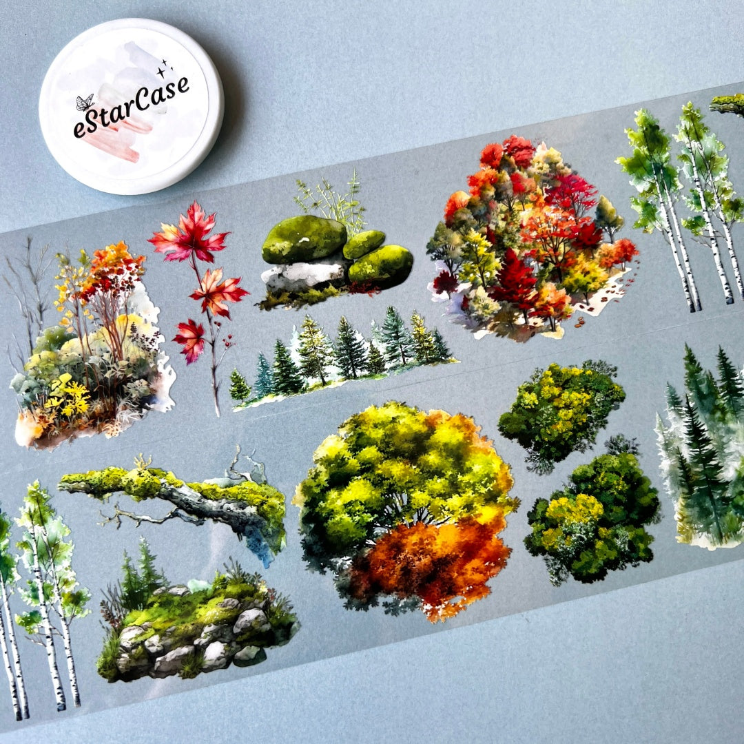 60cm*2m Forest Isle Greenery Tape