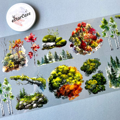 60cm*2m Forest Isle Greenery Tape
