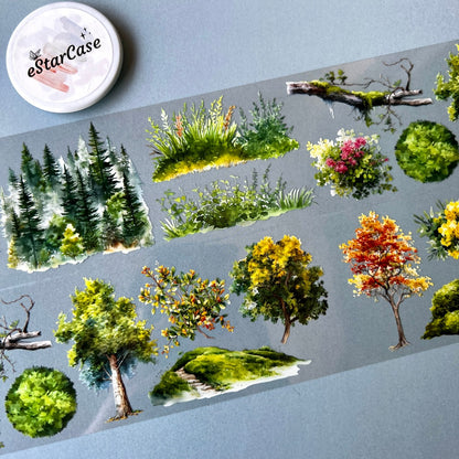 60cm*2m Forest Isle Greenery Tape