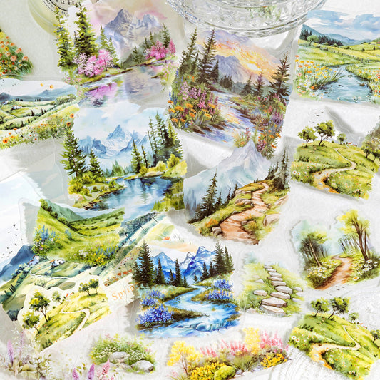 Forest Natural Stickers 30pcs