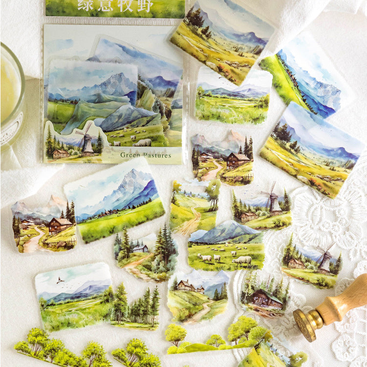 Forest Natural Stickers 30pcs