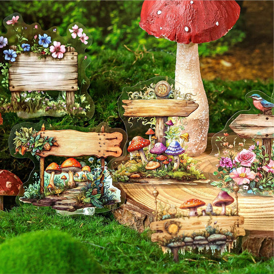 Forest Signage Sticker 40pcs