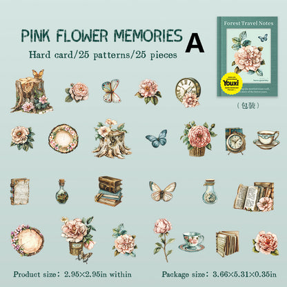 Forest Travel Notes Sticker 25pcs