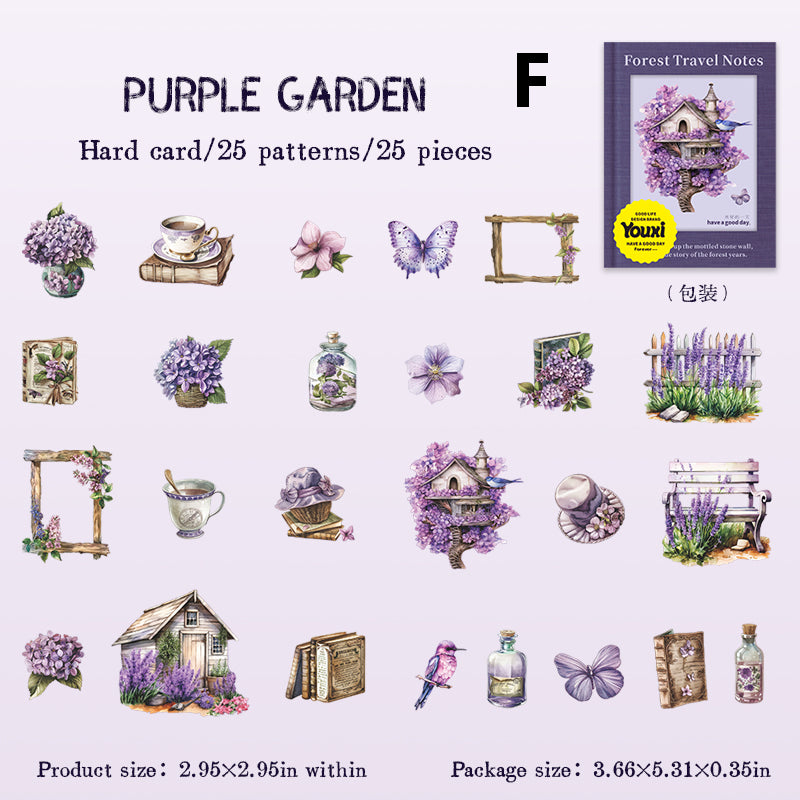 Forest Travel Notes Sticker 25pcs
