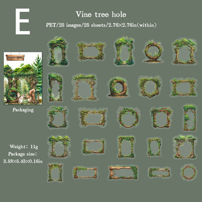 Forest Home Sticker 25pcs