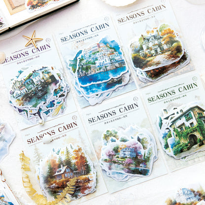 Four Seasons Cabin Stickers 20ps