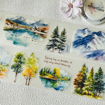 6.5cm*2m Four Seasons Forest Tape