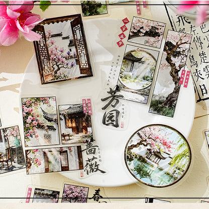 Four Seasons Garden Deep Sticker 15pcs