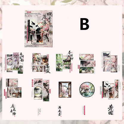Four Seasons Garden Deep Sticker 15pcs