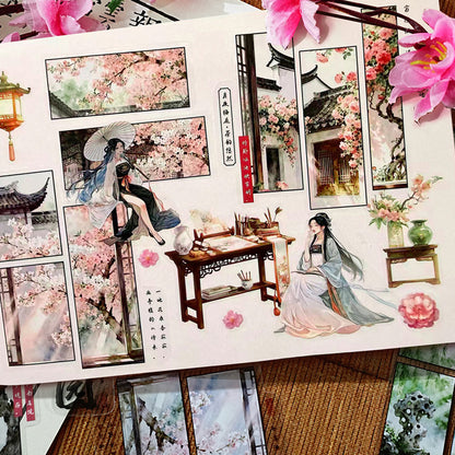 Four Seasons Garden Deep Sticker 15pcs