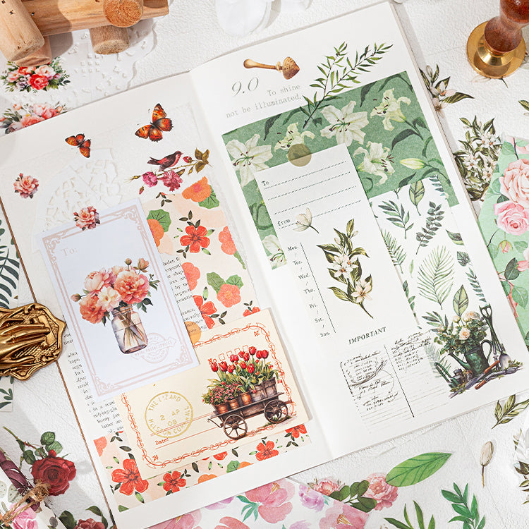 Four Seasons Of Youth Sticker Book 50pcs