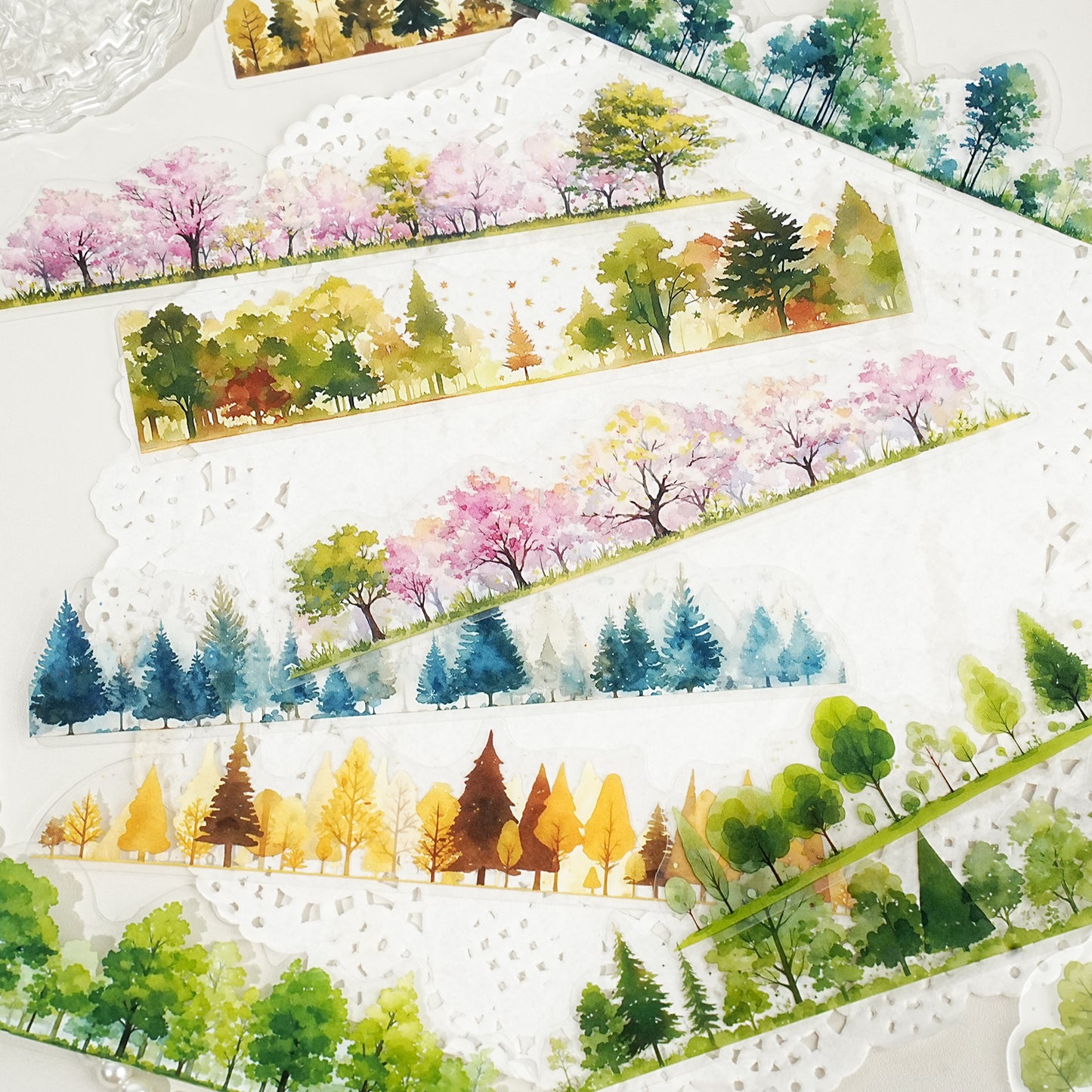Four Seasons Plants Sticker 15pcs