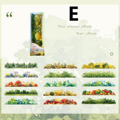 Four Seasons Plants Sticker 15pcs