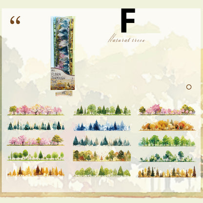 Four Seasons Plants Sticker 15pcs