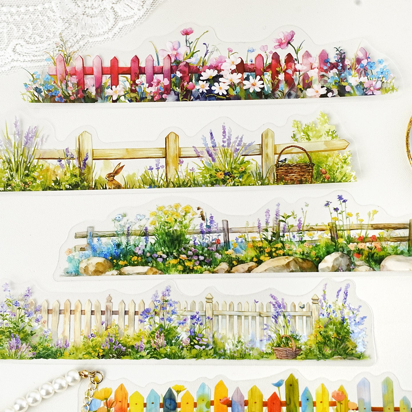 Four Seasons Plants Sticker 15pcs