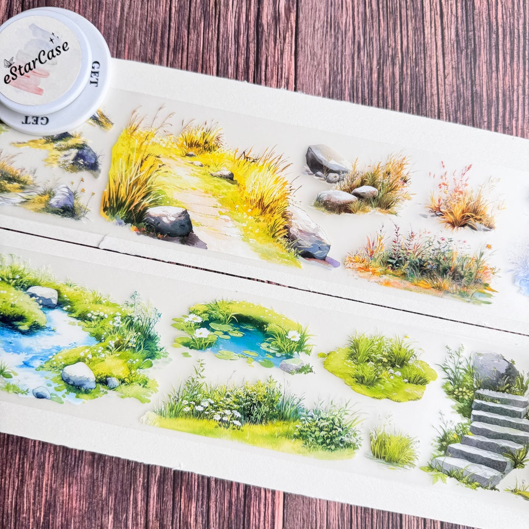 6cm*2m Four Seasons Riverside Tape