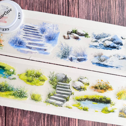 6cm*2m Four Seasons Riverside Tape