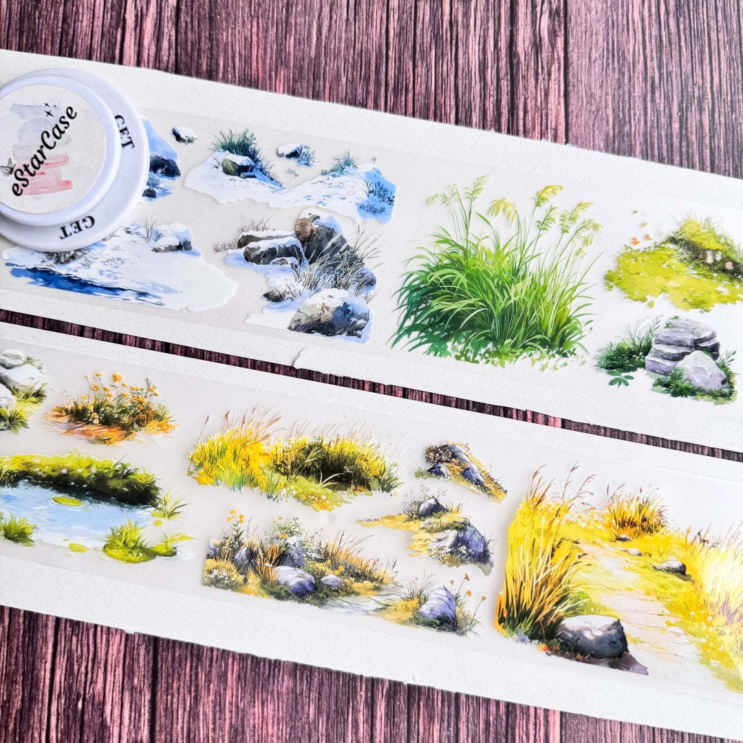 6cm*2m Four Seasons Riverside Tape