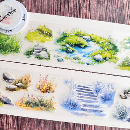 6cm*2m Four Seasons Riverside Tape