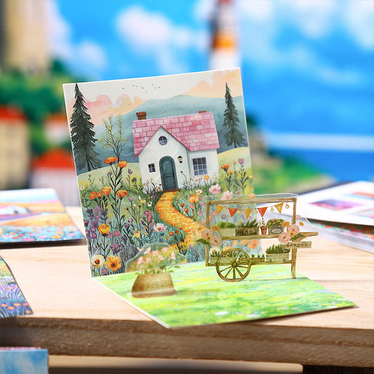 Four Seasons Scenery Mini Sticker Book 30pcs