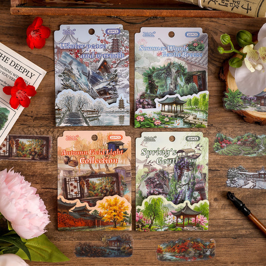 Four Seasons Series Sticker 20pcs