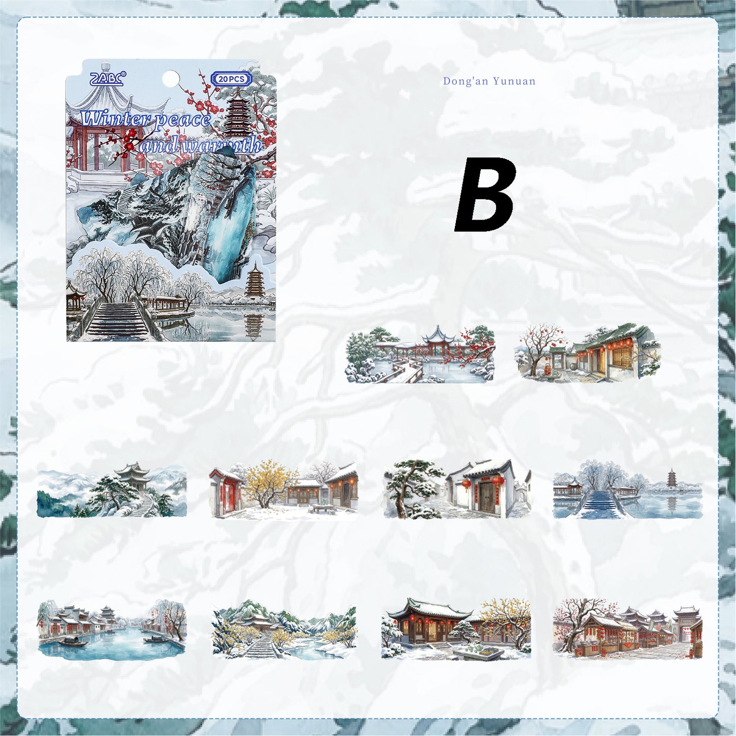Four Seasons Series Sticker 20pcs