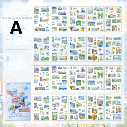 Four Seasons Sticker Book 20pcs