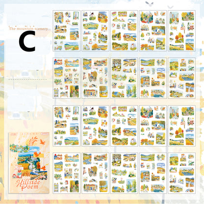 Four Seasons Sticker Book 20pcs