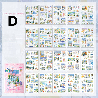 Four Seasons Sticker Book 20pcs