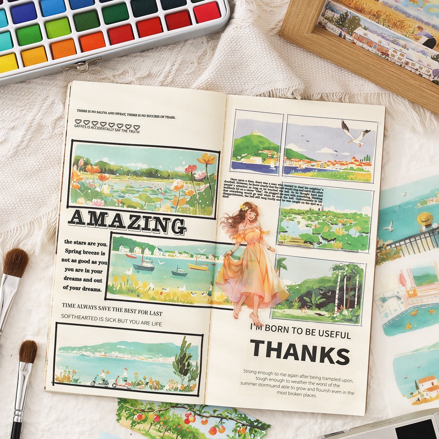 Four Seasons Sticker Book