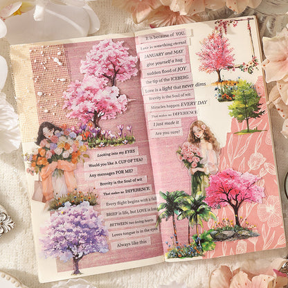 Four Seasons Tree Sticker 6pcs