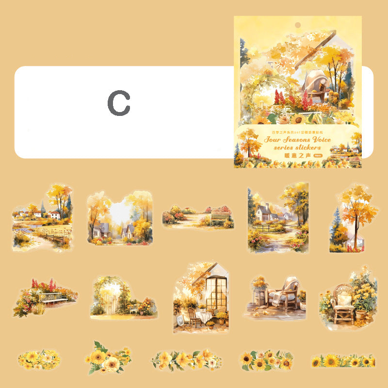 Four Seasons Voice Stickers 15pcs