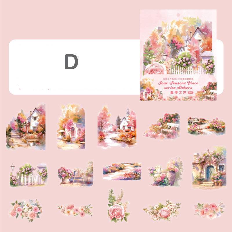 Four Seasons Voice Stickers 15pcs