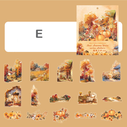 Four Seasons Voice Stickers 15pcs