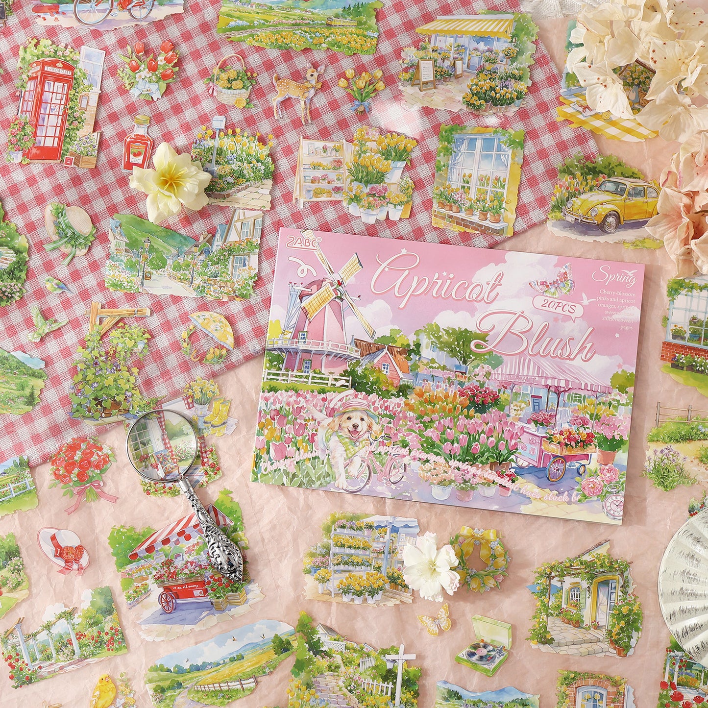 Four Times Scenery Sticker Book 20pcs